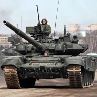 1/35 Metal Complex Track Links: Russian T-90 Tank Model