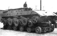 1/35 Metal Track Links: German Panzer E-100 Gerät 383 TG-01 Tank Model Kit