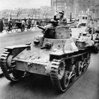 1/35 Metal Track Links: Japanese Type 95 Ha-Go Light Tank Model