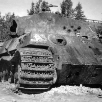 1/35 Metal Mirrored Track Links: German King Tiger Panzer E50 E75 Flakpanzer Tank Late Production Model